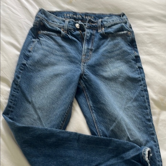 American Eagle Outfitters Womens Super High-Rise Straight - Picture 1 of 6